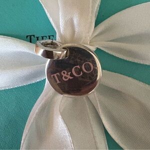 💯 Authentic Tiffany and Co. Charm/Pendant with Pink Enamel 💕